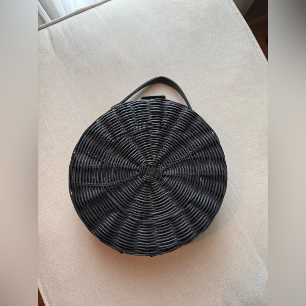 NWOT Rattan/Woven Top Handle/Crossbody Handbag